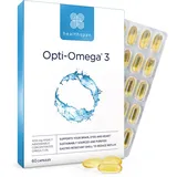 Opti-Omega 3 | Healthspan | 60 Tabletten | 750mg Omega 3 Fettsäuren pro Kapsel | Optimale Absorption | 320mg DHA & 320mg EPA | Gehirn, Augen & Herz Gesundheit