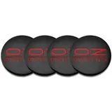 XGAGCF 4 Stück Auto Radnabenkappen Wheel Center Caps Alufelgen Felgenkappen Nabendeckel Aufkleber, ​für OZ 56MM Auto Dekoration Abzeichen Zubehör