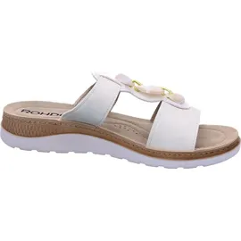 ROHDE Bequeme Pantoletten für Damen, weiß, Größe 42