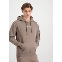 Alpha Industries Organics EMB Hoody Kapuzensweat für Herren Organic Brown