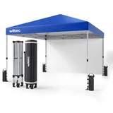 Wiltec Faltpavillon 3 x 3 m Blau
