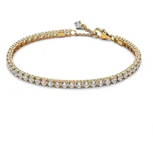 Pandora Funkelndes Tennisarmband Goldfarben 561469C01 Größe 16 cm