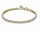 Pandora Funkelndes Tennisarmband Goldfarben 561469C01 Größe 16 cm