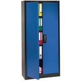 Californian Products CP Stahlschrank C 2000 Acurado 9260-000 S11603 anthrazit, enzianblau 93,0 x 40,0 x 195,0 cm, aufgebaut