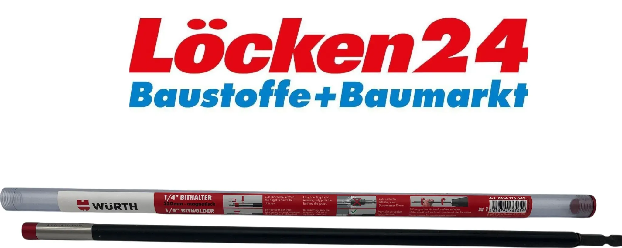Würth Bithalter 350mm magnetisch 1/4 Zoll 0614176645