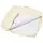 Homescapes Kissenbezug Sitzkissen 50 x 50 cm Creme