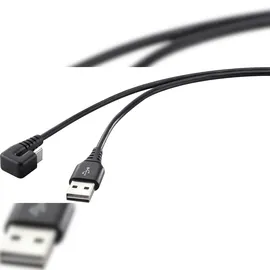 Renkforce USB-C auf USB-A 1 m Schwarz