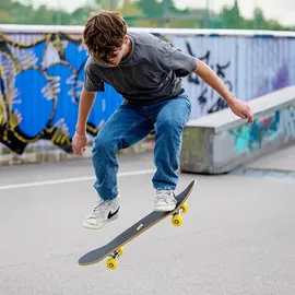 Donic Schildkröt Kicker 31 Skateboard Blau/Gelb
