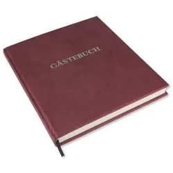 Gästebuch NepaLokta bordeaux 21x24cm