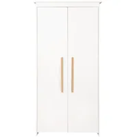 roba Kinderkleiderschrank Lilo 2-türig  Weiß Buche