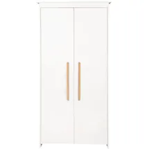 roba Kinderkleiderschrank Lilo 2-türig  Weiß Buche