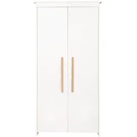 roba Kinderkleiderschrank Lilo 2-türig  Weiß Buche