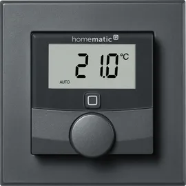 eQ-3 Homematic IP Wandthermostat mit Schaltausgang Anthrazit