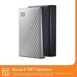 Western Digital My Passport Ultra 4 TB USB 3.0 silber WDBFTM0040BSL-WESN