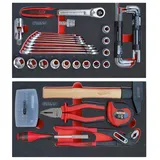 KS Tools 800.0077 Material von 77 Werkzeuge für Werkstattwagen Mobile 850.0340ssp