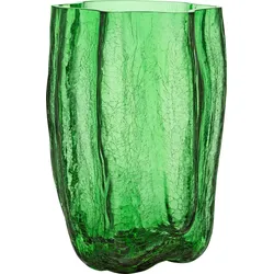 Crackle Vase 37 cm grün Kristall