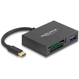 Delock USB-C Card Reader für XQD und SD Speicherkarten+ USB 5 Gbps Typ-A