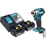 Makita DTD 173 RT Akku Schlagschrauber 18 V 180 Nm 1/4“ Brushless + 2x Akku 5,0 Ah + Ladegerät