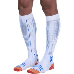 X-Socks Laufsocke Calf Run Expert Effektor OTC weiss/orange/blau Herren - 1 Paar