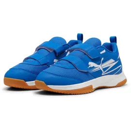 Puma Varion II Hallenschuhe mit Klettverschluss Kinder 03 team royal/white/gum 34.5
