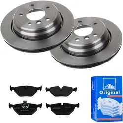 ATE Bremsensatz, Scheibenbremse hinten rechts links belüftet 298mm für BMW 34211164175 34211163153 34211163395 1420-22081