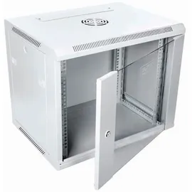 Digitus CATlink Wallmount cabinet 9U, 600x450mm, grey RAL 7035 (9 HE, 19 Zoll Rack), Serverschrank, Grau