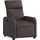 vidaXL Relaxsessel Dunkelbraun Stoff 146 x 76,5 x 0 cm Braun mit Liegeposition