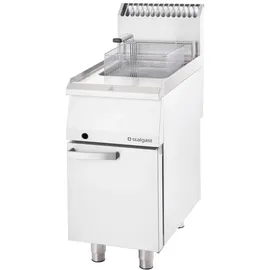 Stalgast Gas-Fritteuse, 17 Liter Einzelbecken, Serie 700 ND