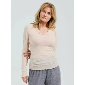 seamless basic Funktionstop SEAMLESS BASIC "Seamless Basic Top Cotton", Damen, Gr. S/M, rosie beige, Obermaterial: 100% Baumwolle, Tops