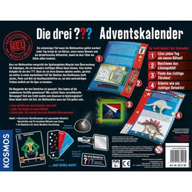 Kosmos Die drei ??? Adventskalender 2020 - Rätsel der mysteriösen Spielfiguren