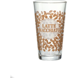 R & B Latte Macchiato Glas HAPPY (BHT 9x15x9 cm)
