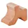 Deroma Tonfüßchen White Garden tonweiß 4 cm Tontöpfe - Deroma