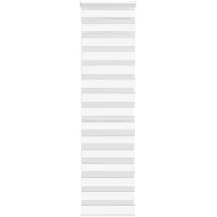 VidaXL Rollo Zebrarollo Weiß 60x230 cm Stoffbreite 55,9 cm