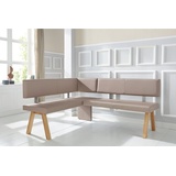 Home Affaire Rio 190 x 89 x 140 cm Kunstleder langer Schenkel rechts taupe