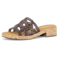 Gabor comfort Bequeme Pantoletten für Damen, braun, Größe 41 EU / 7,5 UK