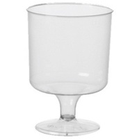 Starpak 10 Stiel-Gläser für Rotwein, PS 0,2 l Ø 7,2 cm · cm glasklar einteilig