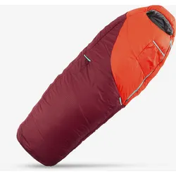 Schlafsack Camping MH500 0 °C Kinder rot/orange, braun|grün|rot, EINHEITSGRÖSSE