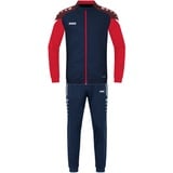 Jako Kinder Trainingsanzug Polyester Performance Marine/Rot, 116