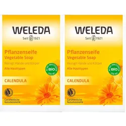 Weleda Calendula Pflanzenseife - reinigt besonders mild, für zarte und empfindliche Haut geeignet