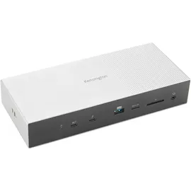 Kensington SD5000T5 EQ Thunderbolt 5, SD5000T5 EQ 3 Ports), Dockingstation - USB Hub, Schwarz, Silber, Grau