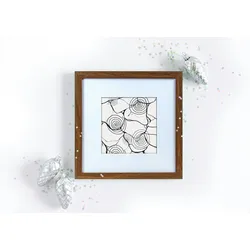 walther + design Fiorito Holz Bilderrahmen 13x18 cm, NUSSBAUM