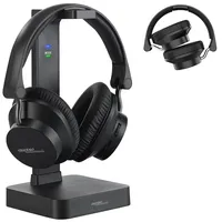 Auviso Digitaler Funkkopfhörer & Hörverstärker, 98 db TV-Modus, Ton-Balance