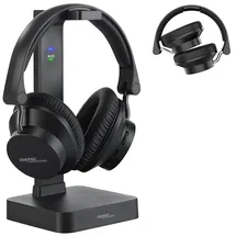 Auviso Digitaler Funkkopfhörer & Hörverstärker, 98 db TV-Modus, Ton-Balance