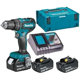Makita DHP482RF3J inkl. 3 x 3,0 Ah + Ladegerät + Makpac