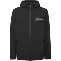 Plein Sport Sweatjacke mit Kapuze, Größe XL, schwarz 02 | black