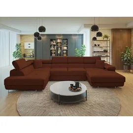 Mirjan24 Wohnlandschaft Braun,