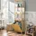 komfotteu Hochschrank Badschrank 3 Fächer 80 x 30 x 90 cm Beige Bambus