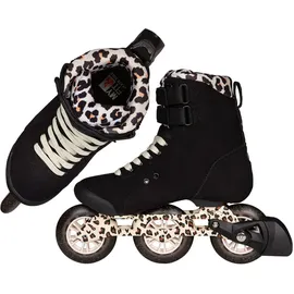 Powerslide Pheme Leo 100 Inline-skates - Black / Leo - EU 40