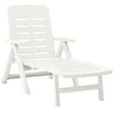 furnicato Klappliege 86 x 72 x 96 cm Weiß