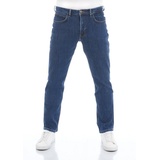 LEE Brooklyn Straight Herren Jeans, Dark Stonewash, 46W / 32L